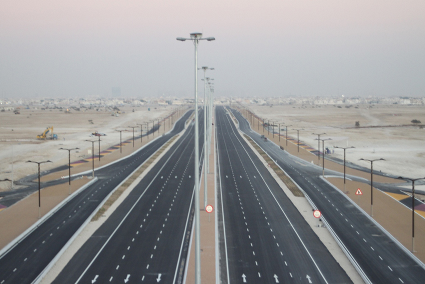 Ashghal completed a survey of all roads in Qatar
